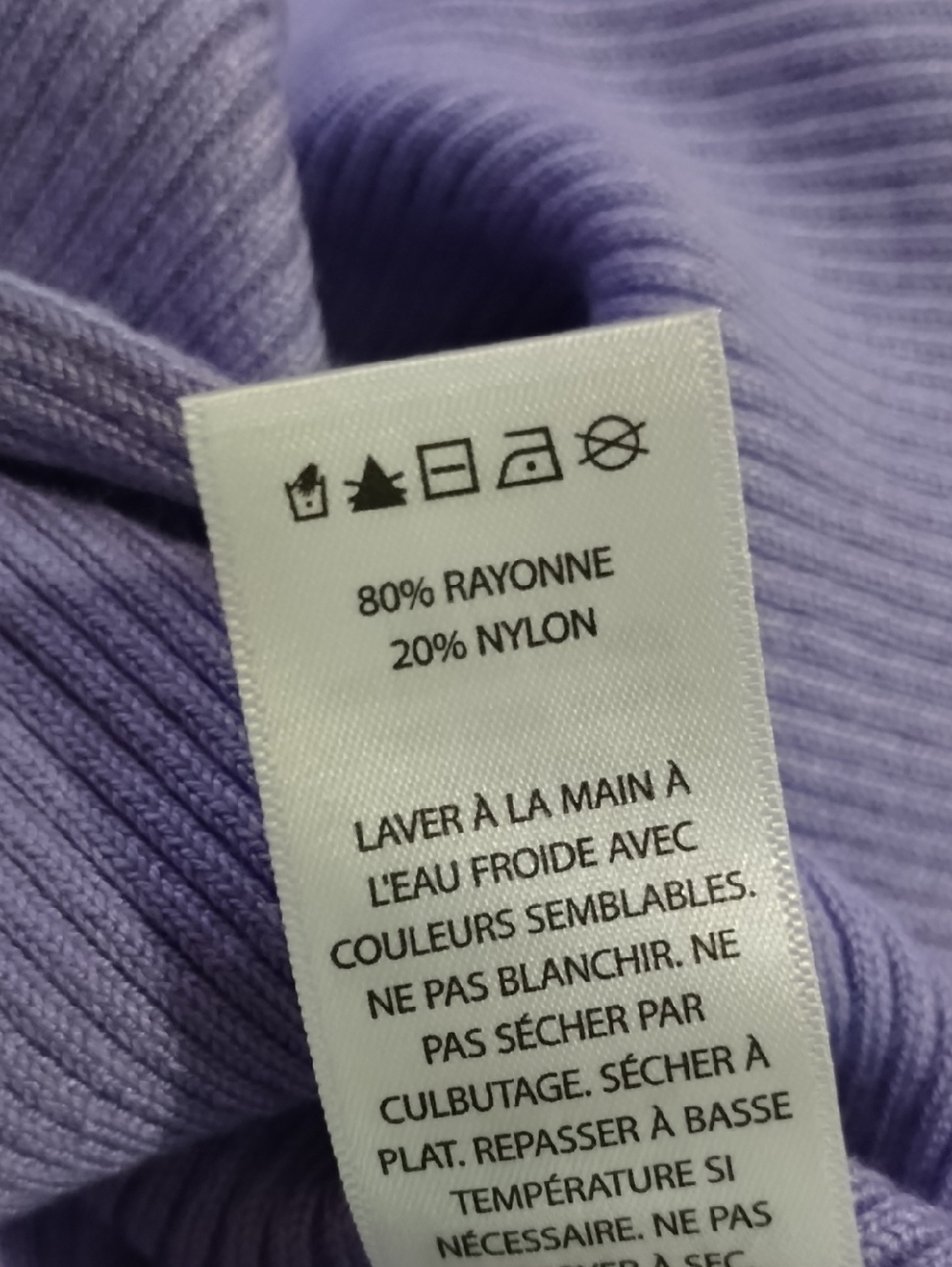 House of Harlow 1960 Lilac Ribbed Knit Skirt Side Slit Womens S Lavender Pencil - Picture 4 of 5